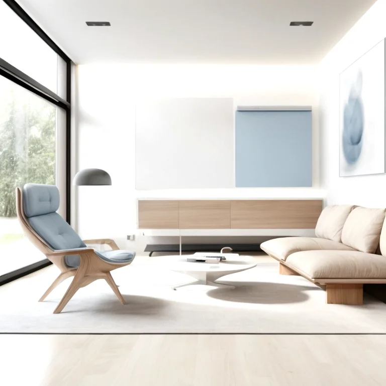 リラックスした居間